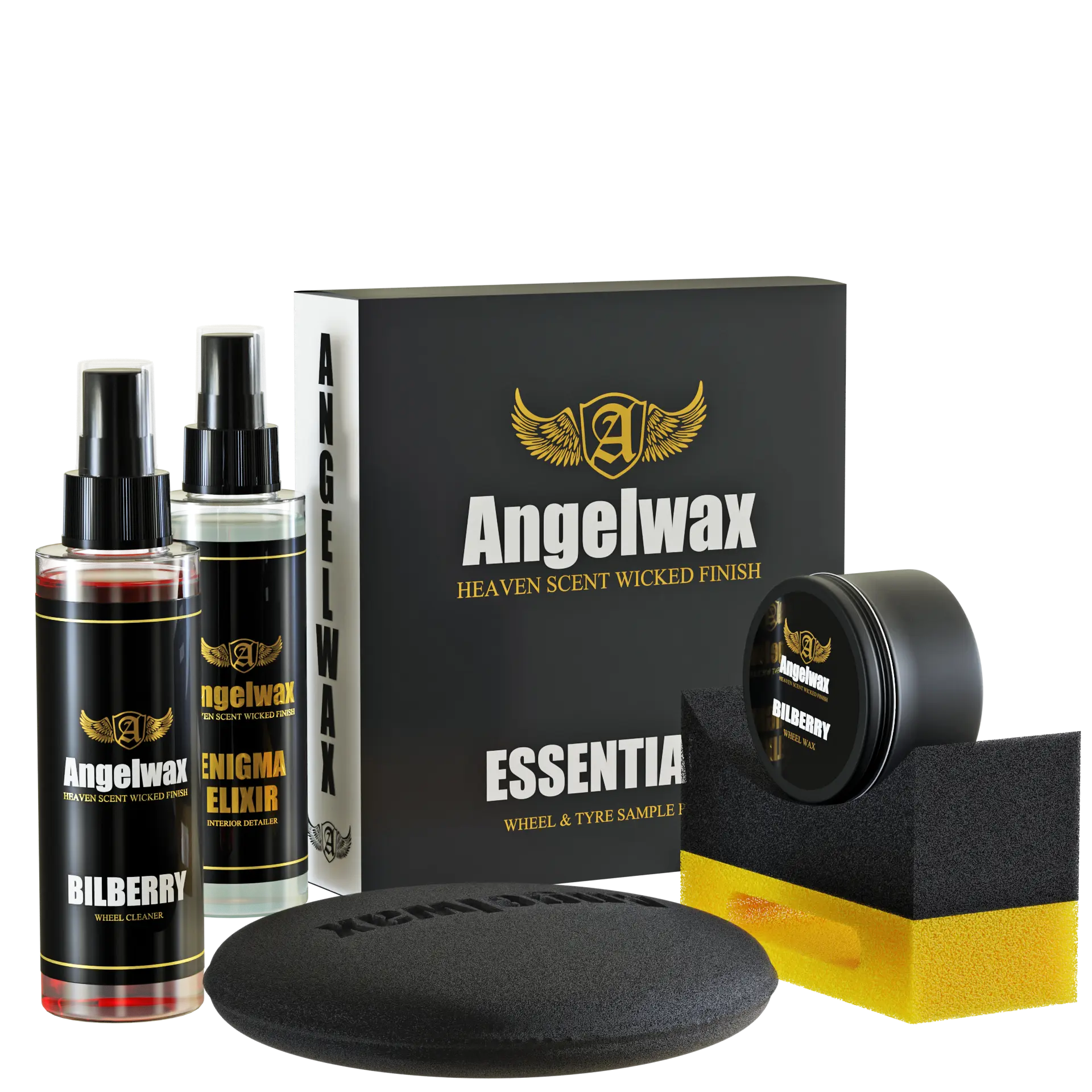 Wheel & Tyre Sample Pack - The Essentials - 100ml samples Angelwax ...