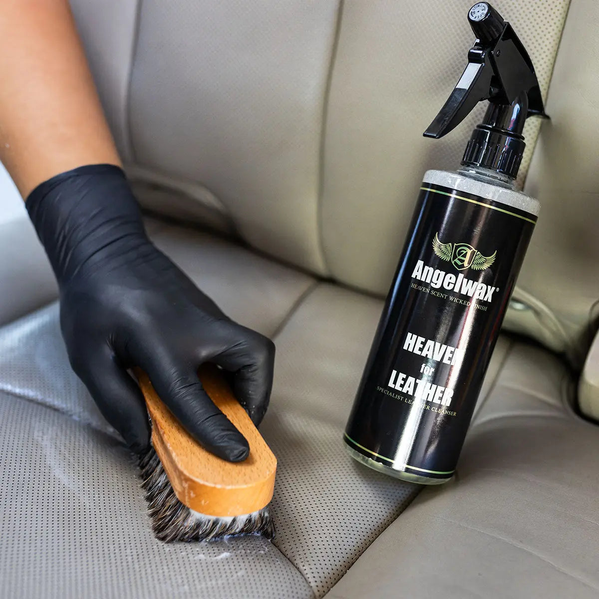 Heaven for Leather - leather upholstery cleaner angelwaxusa