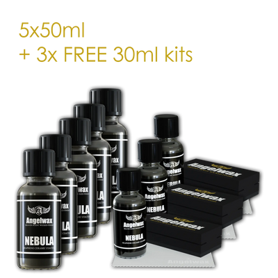 5x Nebula 50ml + 3x Free 30ml Kits Angelwax USA