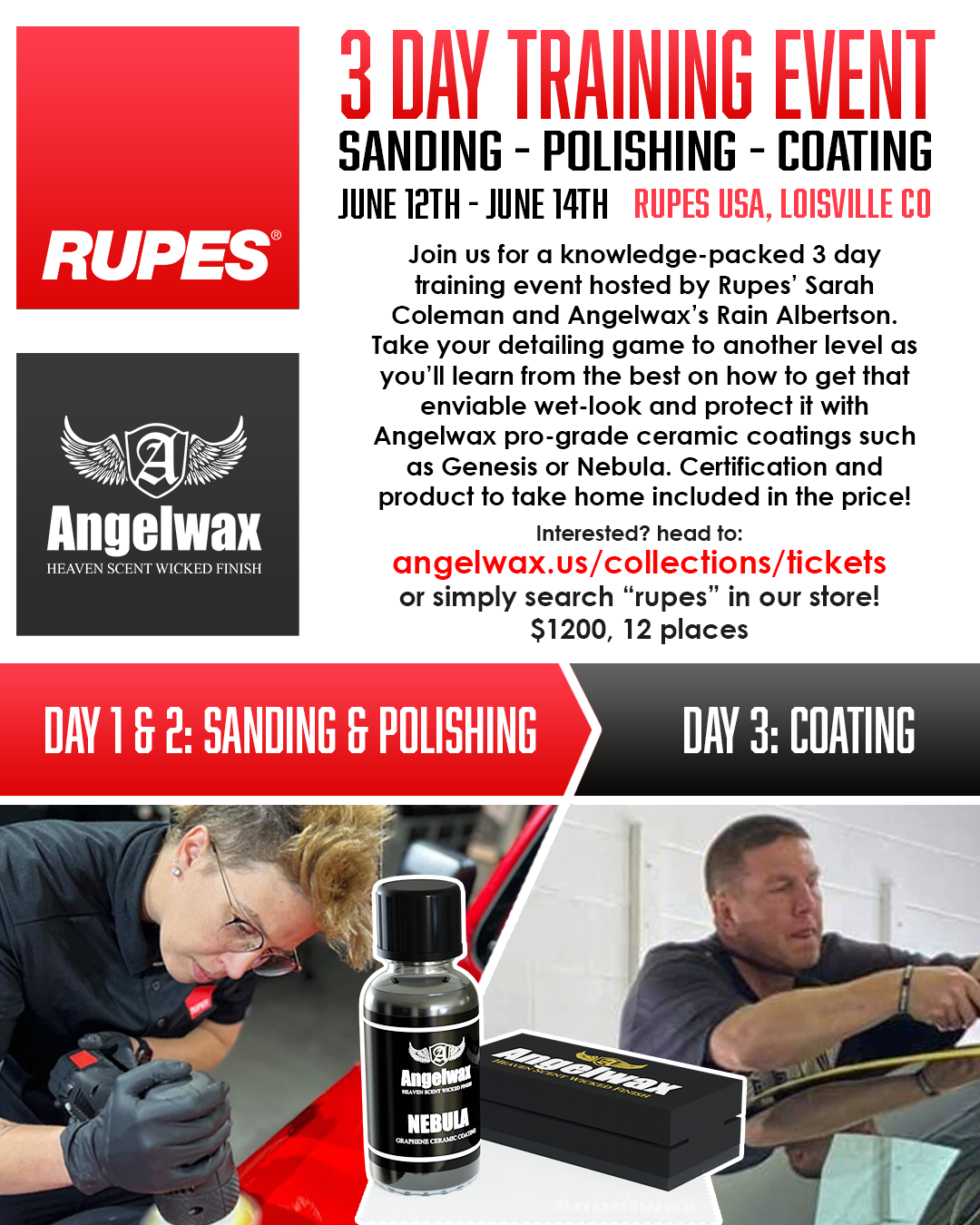 3 Day Training Event Rupes | June 12th - 14th 2024 Louisville CO